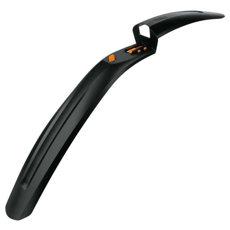 Mudguard with attachment to the front fork tube  SHOCKBOARD XL 26-29"