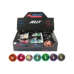 Aluminum bike bell (assorted colors)  MINI JELLY 22.2 MM