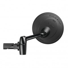 Folding round mirror with fixation to the inside of the bicycle handlebar  CYCLE