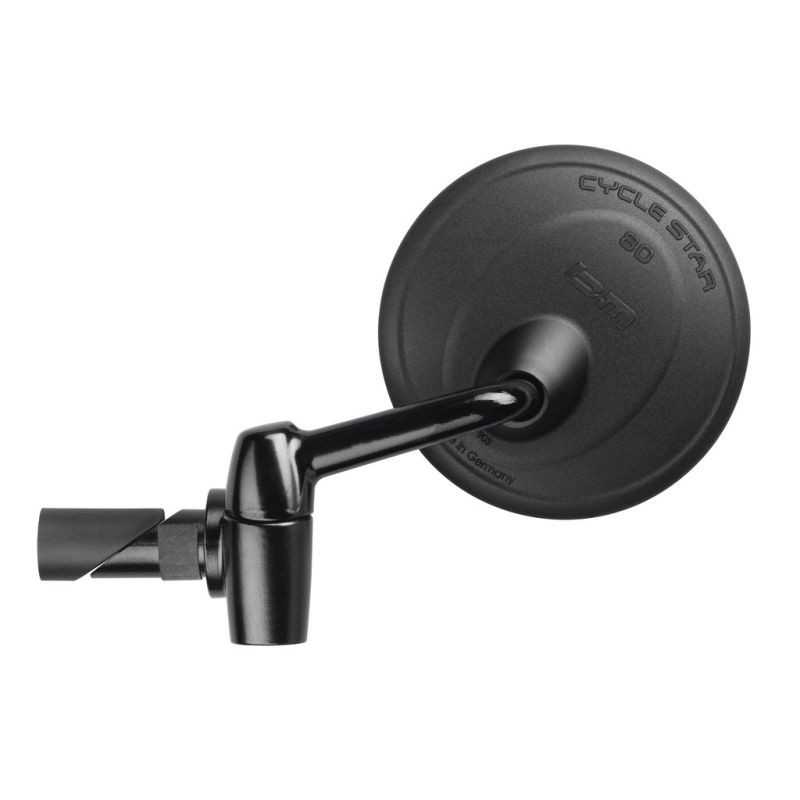 Folding round mirror with fixation to the inside of the bicycle handlebar  CYCLE