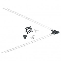 Set of front fender rods + accessories  ASR BLEUMELS