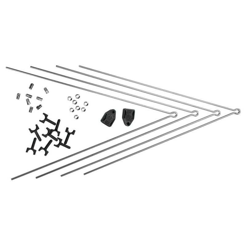 SKS Juego de varillas para guardabarros cromoplástico + accesorios delantero/trasero SECU 711536