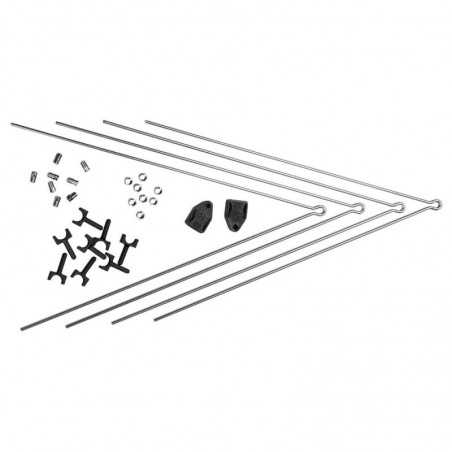 SKS Juego de varillas para guardabarros cromoplástico + accesorios delantero/trasero SECU 711536