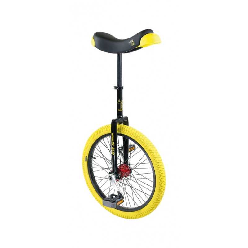 Single wheel aluminum rim with yellow cover  PROFI 20 ISIS