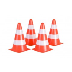 HUDORA Set de 4 pivotes conos 22,5X3 CM 700983
