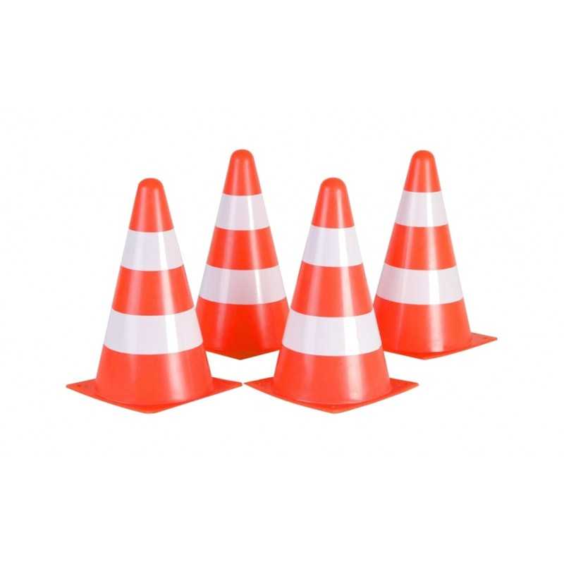 HUDORA Set de 4 pivotes conos 22,5X3 CM 700983