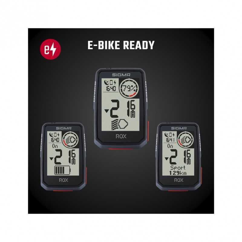 SIGMA Cuentakilometros ciclocomputador ROX 2.0 TOP MOUNT SET 57813VAR