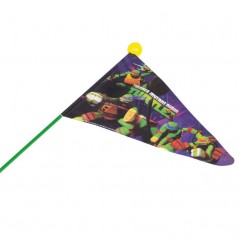 Double-sided divisible child's bicycle banner with motifs  TURTELS