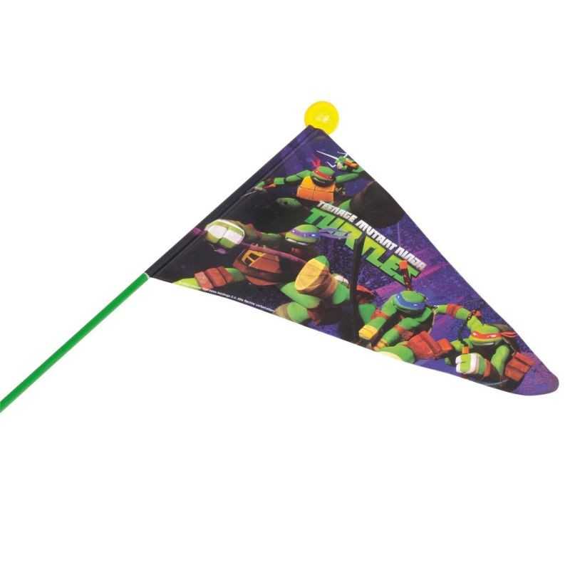 Double-sided divisible child's bicycle banner with motifs  TURTELS