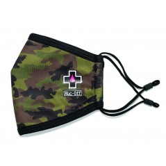MUC-OFF Mascarilla ajustable reutilizable 20 lavados WOODLAND CAMO 708314VAR