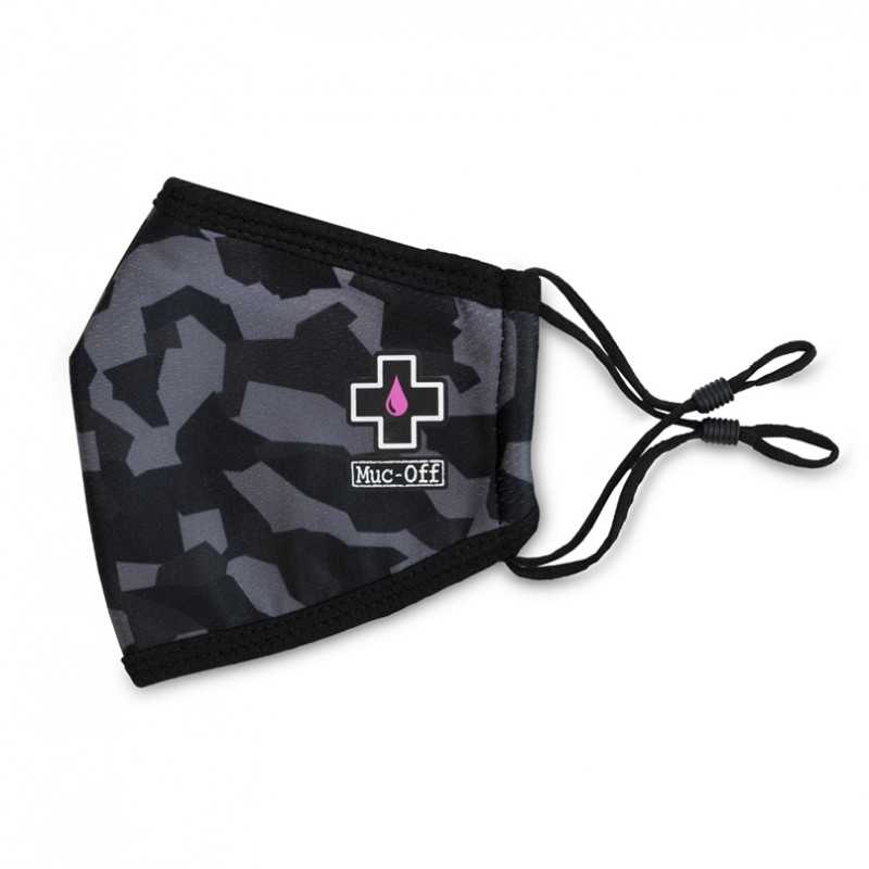 MUC-OFF Mascarilla ajustable reutilizable de camuflaje 20 lavados URBAN CAMO 708670VAR