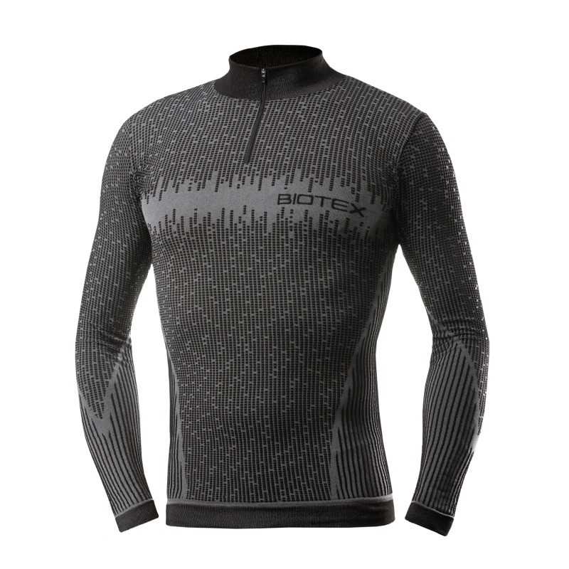 Zipper long sleeve undershirt