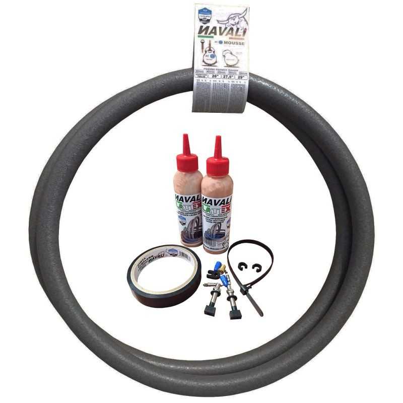 29.40 mousse kit (2u val.tubeless, 2u liquid sealant, tubeless tape, tool disass