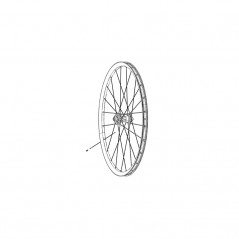 Tape tubeless kit + 2 valves  23 MM PRESTA