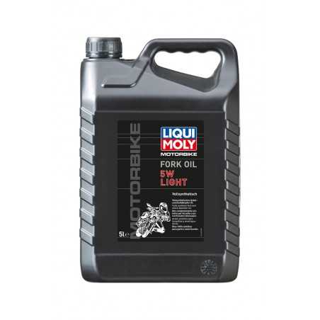 fork oil bottle  5w light 5 l