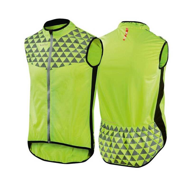 MONT VENTOUX windproof bicycle vest with reflector and triangles
