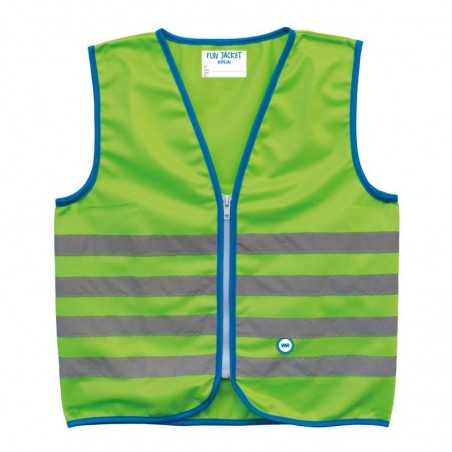 Child safety vest with reflective stripes with zip closure FUN