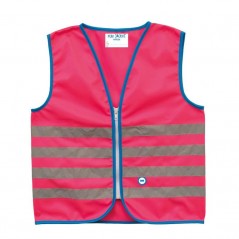 Child safety vest with reflective stripes with zip closure FUN