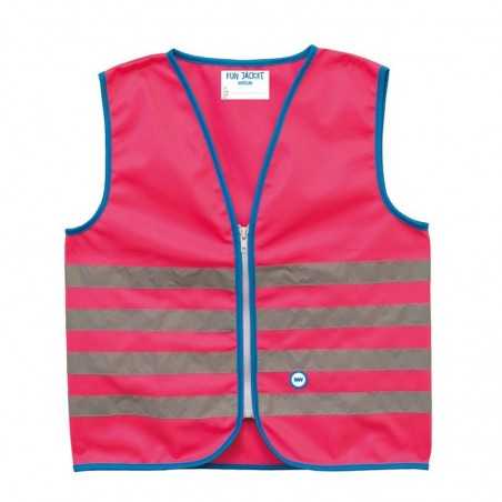 Child safety vest with reflective stripes with zip closure FUN