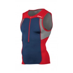 2XU Maillot sin mangas ACTIVE TRI SINGLET DIRECTOR 9336340512912