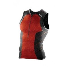2XU Maillot sin mangas PERFORM TRI SINGLET DEERT 9336340388609