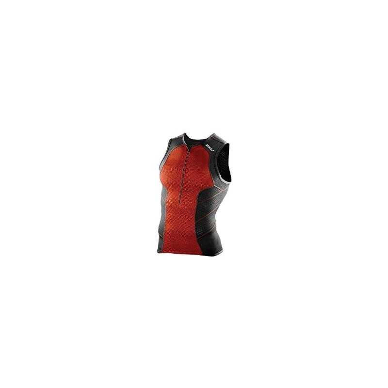 2XU Maillot sin mangas PERFORM TRI SINGLET DEERT 9336340388609