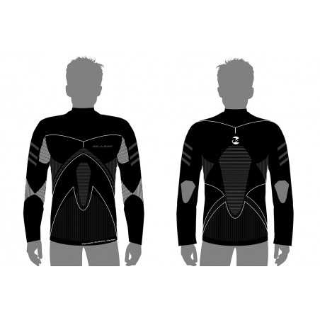 Long-sleeved thermal undershirt carbon THERMETIC EVOLUTION