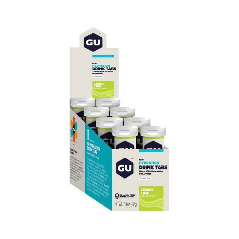 Gel hydration pills lemon lime 8U GU