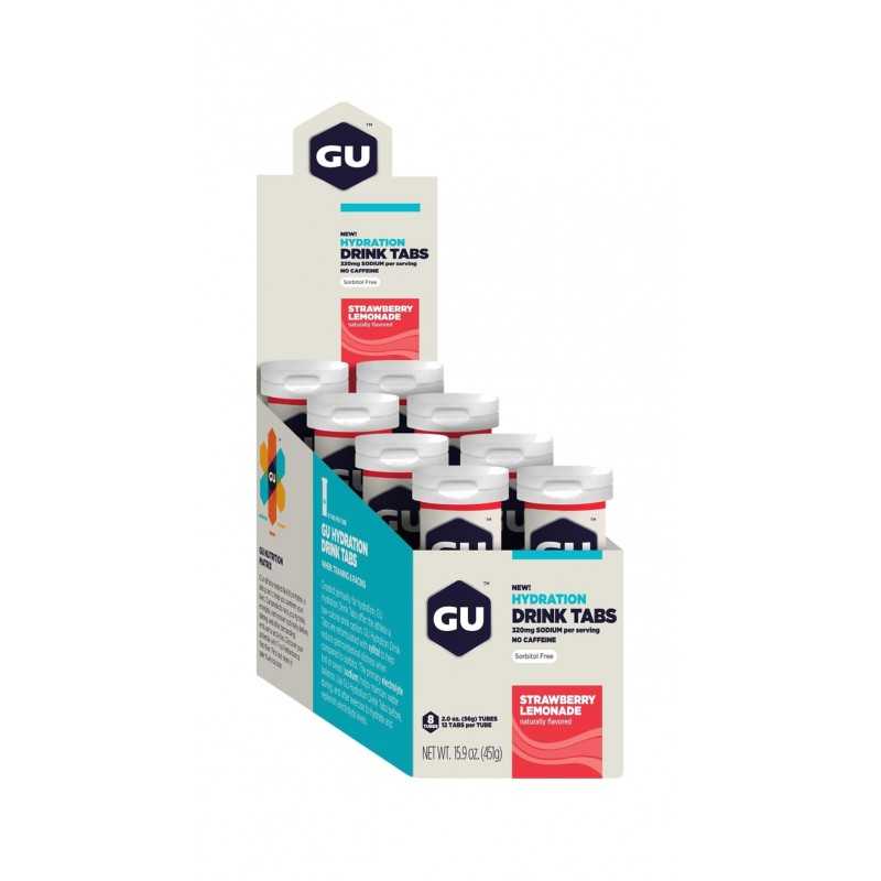Hydration gel strawberry lemonade pills 8U GU