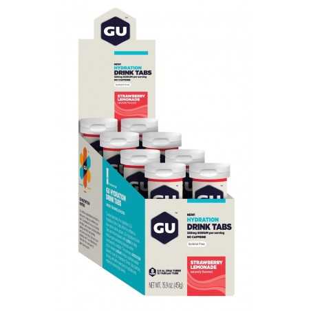 GU Gel hidratacion pastillas limonada fresa 8U 769493200730