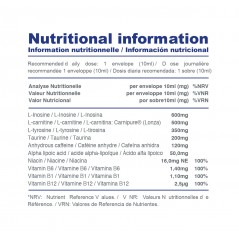 Pre workout drink POWER UP 20 U 10 ML