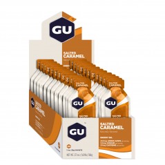 Salted caramel energy gel GU 24U