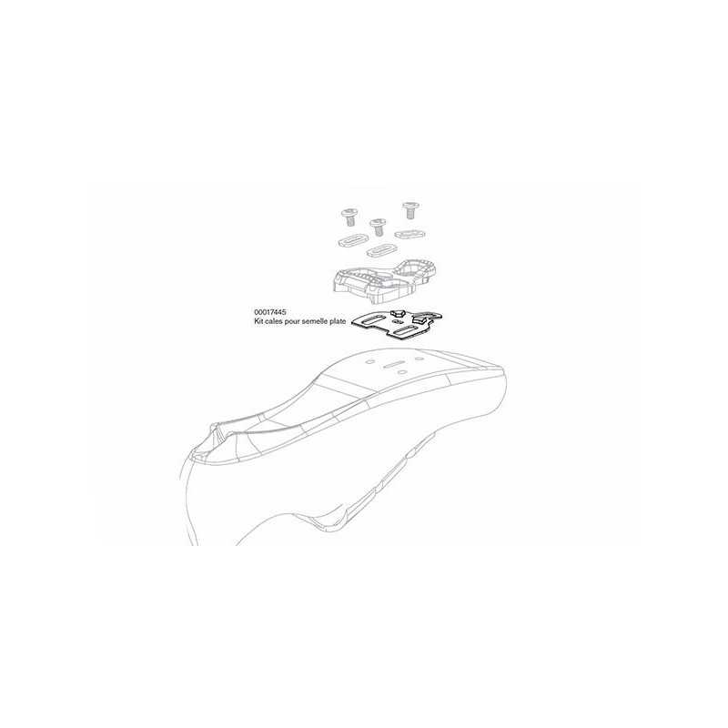 Flat sole spacer