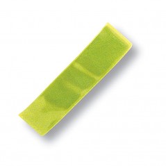 Reflective yellow security bracelet 39x2.3 cms