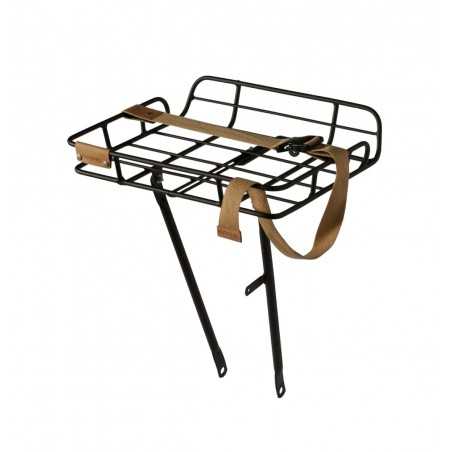 BASIL Portabulto delantero aluminio con fijación a la vaina para eje 12/13 MM PORTLAND 26/28" 10 KG 291154VAR