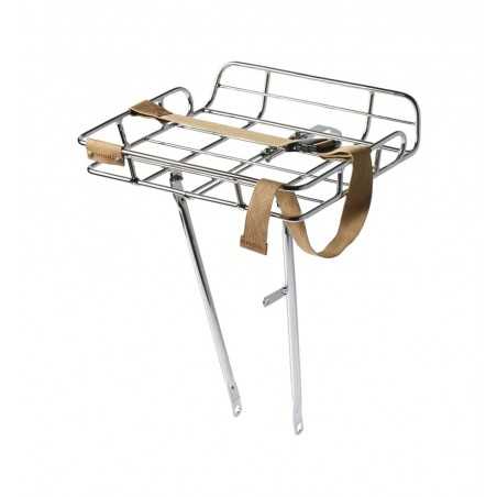 Aluminum front rack with chainstay fixation for 12/13 MM PORTLAN axle