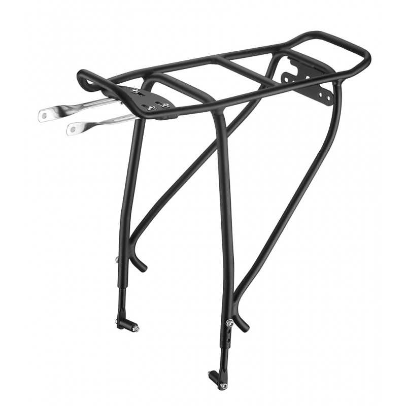 MASSLOAD Portabultos parrilla trasera en aluminio negro 26 a 29 especial freno disco 15558