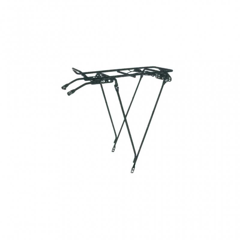 V BIKE Portabultos regulable en acero negro para bicicleta 238