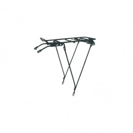 LUGGAGE HOLDER, GRILL REAR STEEL BLACK ADJUSTABLE 26 TO 28 BICYCLE