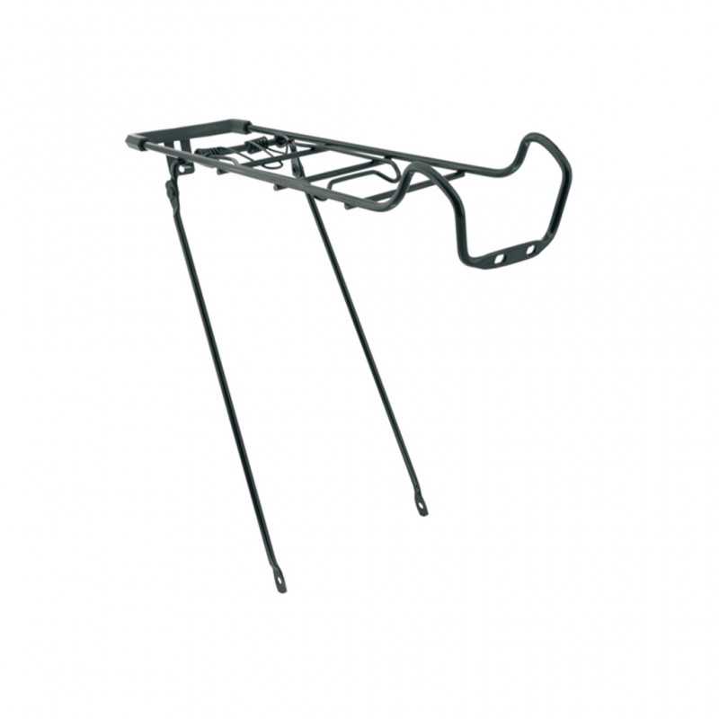 V BIKE Portabultos Parrilla Trasera en Acero Negro Regulable 24 a 26 Bici Bicicleta - Marca 239