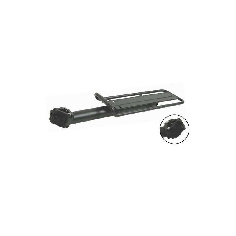 MASSI Portabultos portaequipajes aluminio fijacion a la tija del sillin CM-02 43992