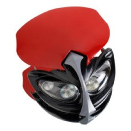careta con luz placa bifaro universal tt