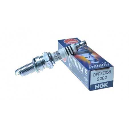 bujía ngk dpr8eix-9 iridio ix para carretera con terminal extraíble