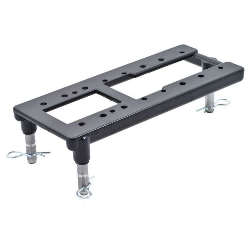 Bike rack adapter plate