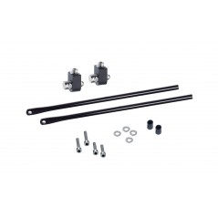 Titanium bicycle rack mount kit