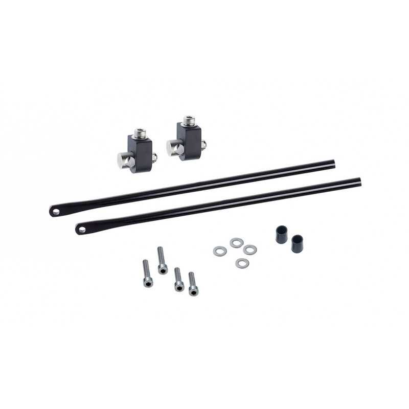 Titanium bicycle rack mount kit