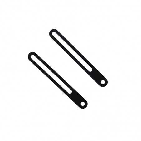 Set of extensions for folding from 15º to 60º for AZURA XTRA / XTR bike rack