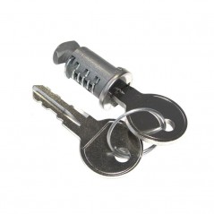 Key lock for bike rack