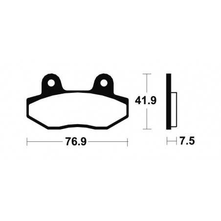 sintered brake pads mf314