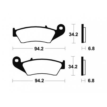 organic brake pads ma194